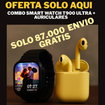 Combo Smart Watch T900 Ultra mas Auriculares Bluetooth